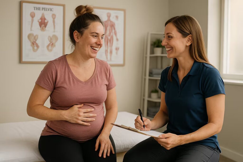 Still Peeing When You Sneeze? Let’s Fix That! 2 Postpartum Women’s Physio Consultation – Real Support for New Mums